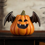 Bethany Lowe Pumpkin Bat Luminary front lifestyle