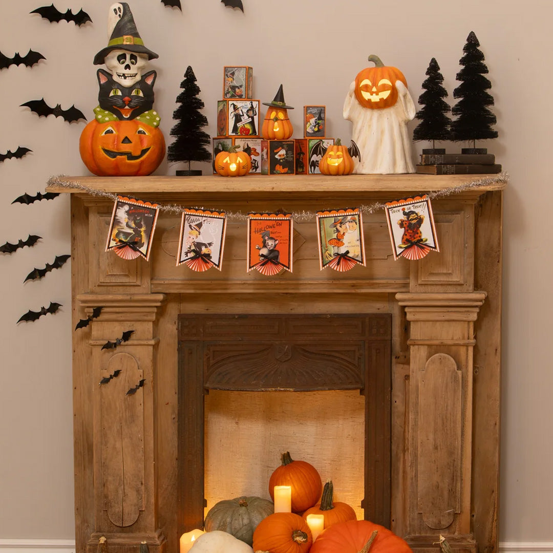Bethany Lowe Pumpkin Bat Luminary set