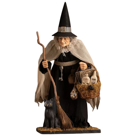 Bethany Lowe Hildegard with Potion Basket front