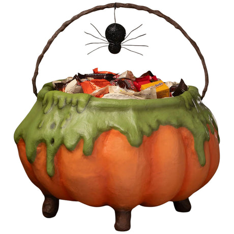 Bethany Lowe Poison Pumpkin Cauldron PM back