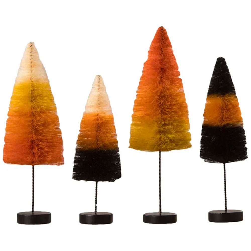 Halloween Bottle Brush Tree Forest by Bethany Lowe