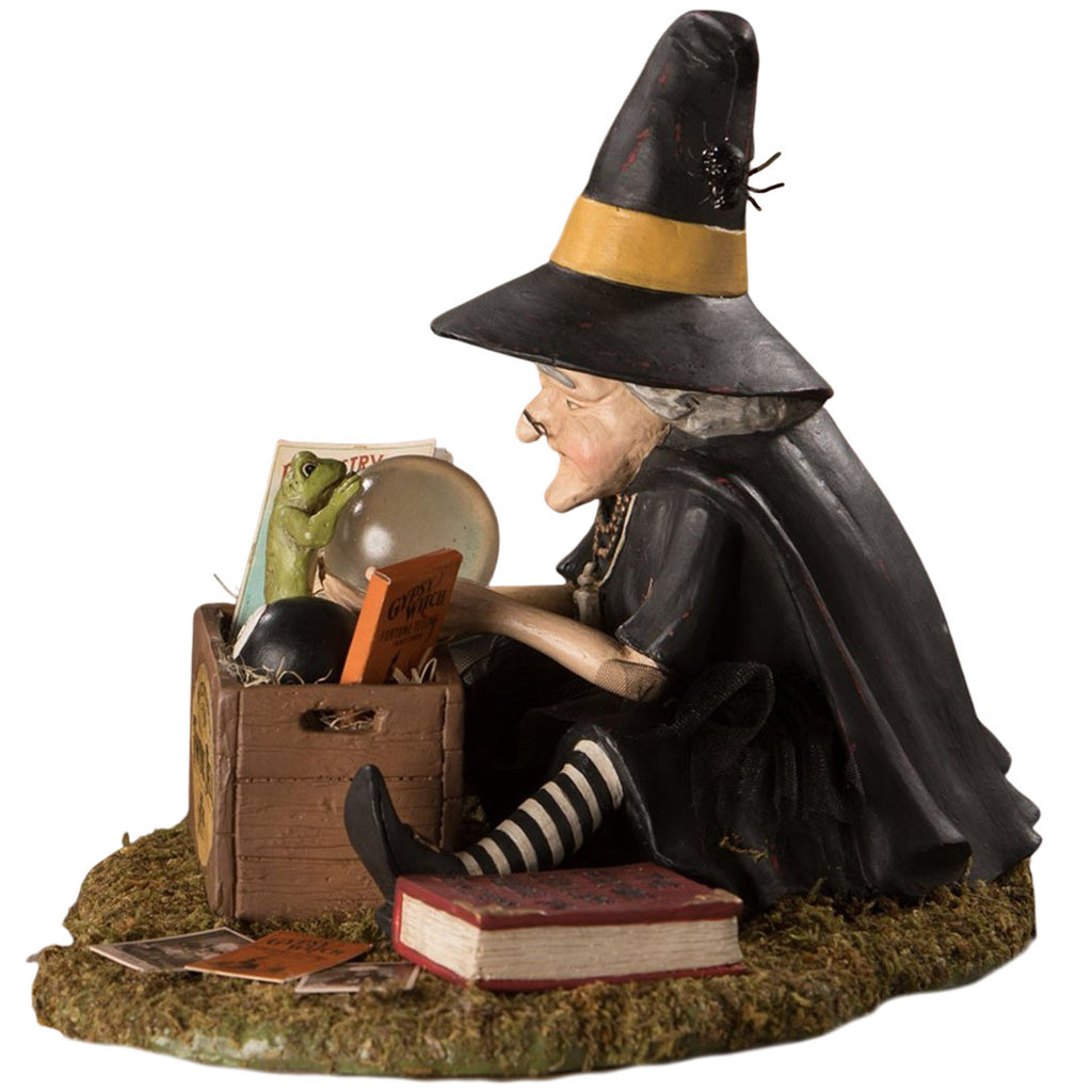 DIY Fortune Tellers Kit Witch Halloween Figurine by Bethany Lowe side