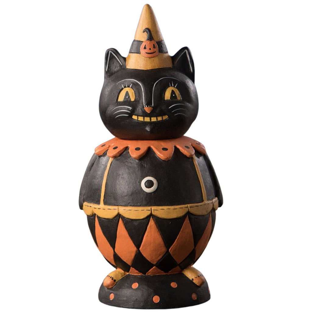 Jester Jack Spooks Jar Folk Art Figurine by Johanna Parker