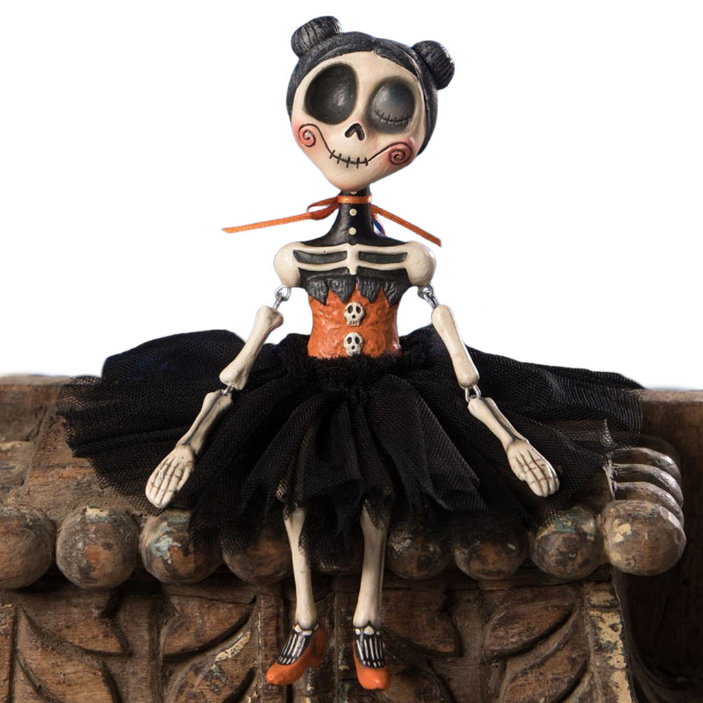 Vivian Skullgrave Halloween Figurine by LeeAnn Kress