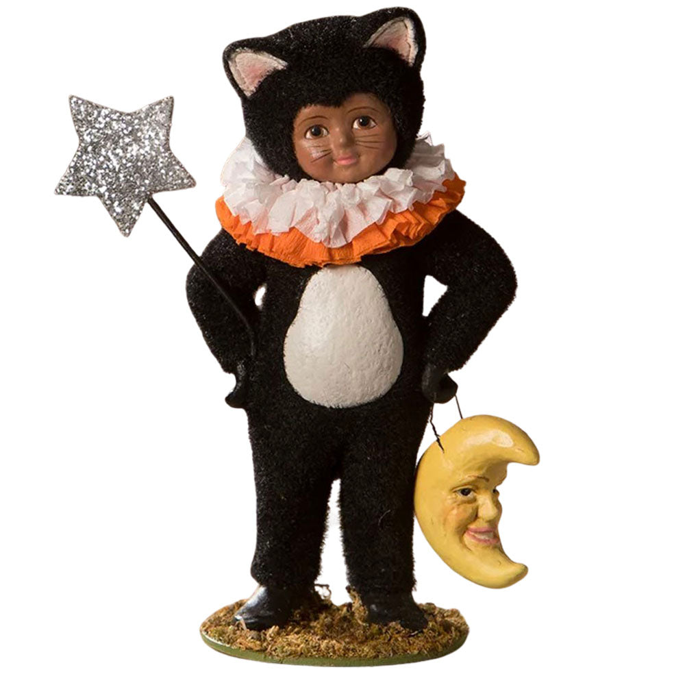 Dressed Up Dessi Cat by Bethany Lowe Halloween Figurine front