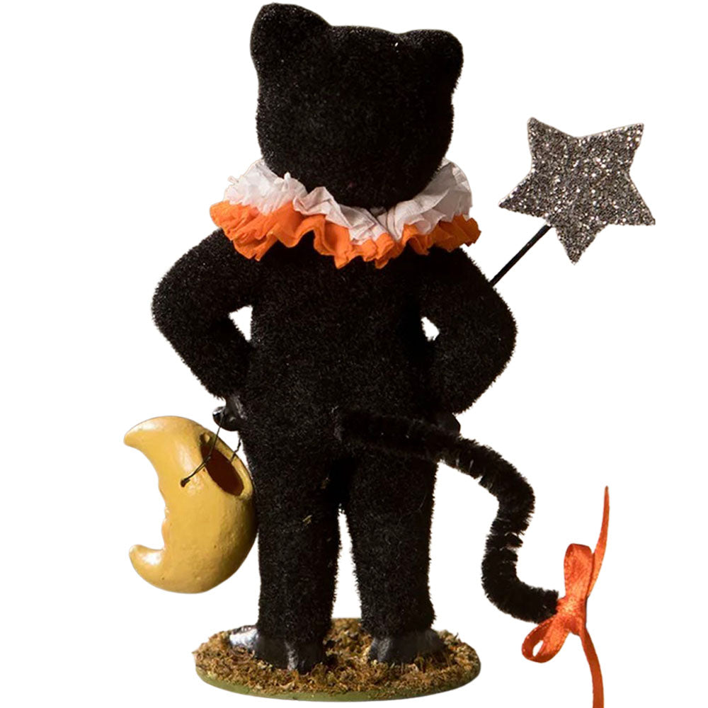 Dressed Up Dessi Cat by Bethany Lowe Halloween Figurine back