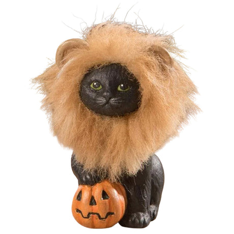 Dressed Up Lony Kitty by Bethany Lowe Designs white
