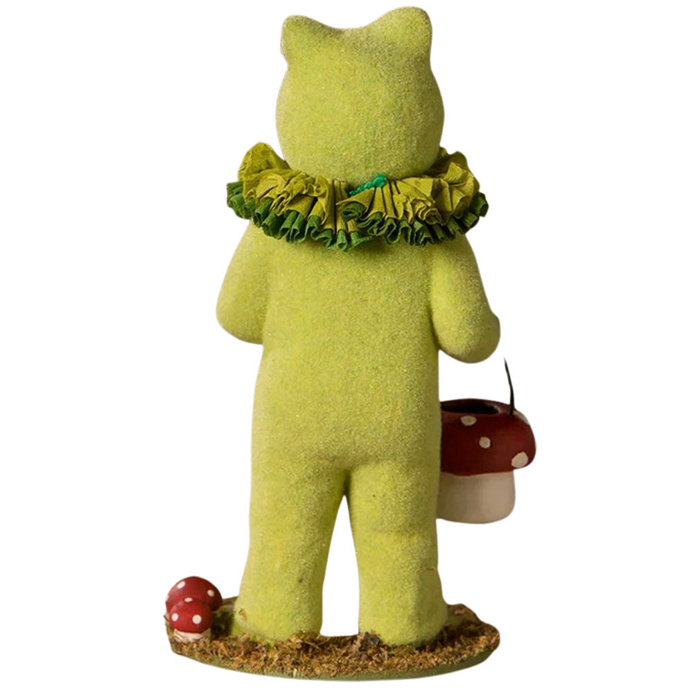 Dressed Up Manny Frog Halloween Figurine by Bethany Lowe back
