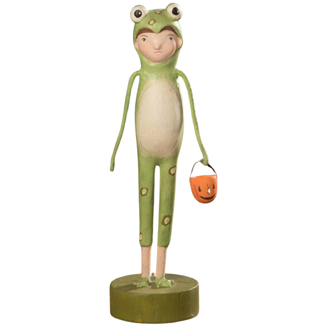 Froggie Halloween Figurine by Michelle Lauritsen