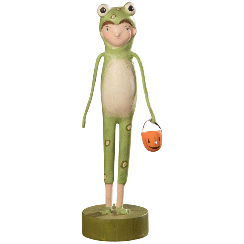 Froggie Halloween Figurine by Michelle Lauritsen