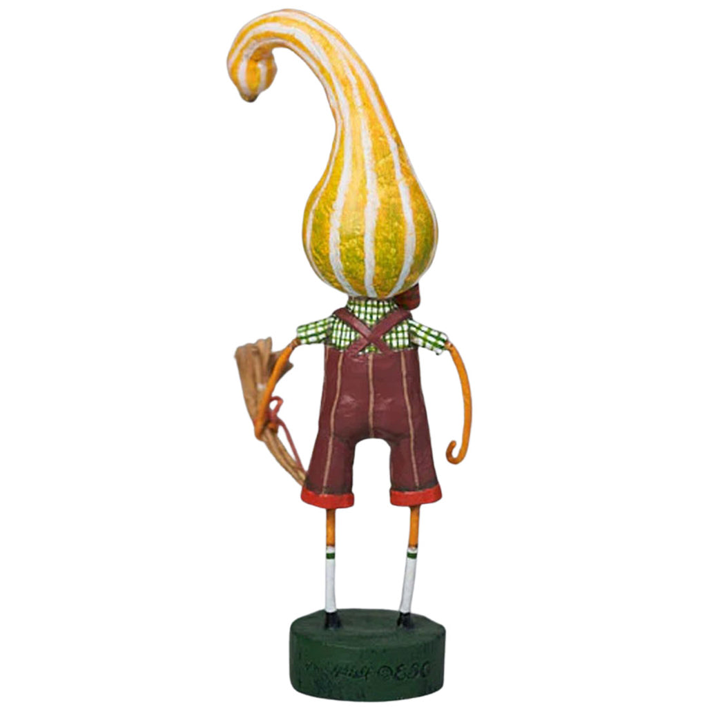 Gourdy, Halloween Figurine, designed by Lori Mitchell back