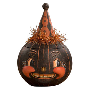 Jackie Black-o-ween Folk Art Figurine by Johanna Parker front