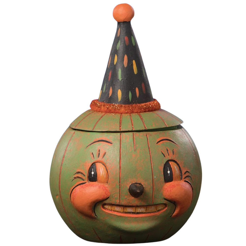 Jackie Green-o-ween Folk Art Figurine by Johanna Parker