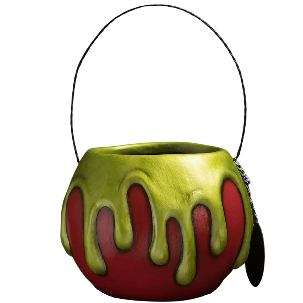 LeeAnn Kress for Bethany Lowe Large Red Apple With Green Poison Bucket back