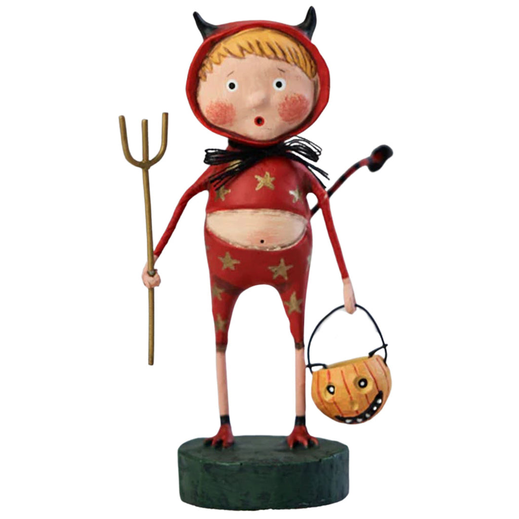 Lil' Devil Halloween Figurine by Lori Mitchell