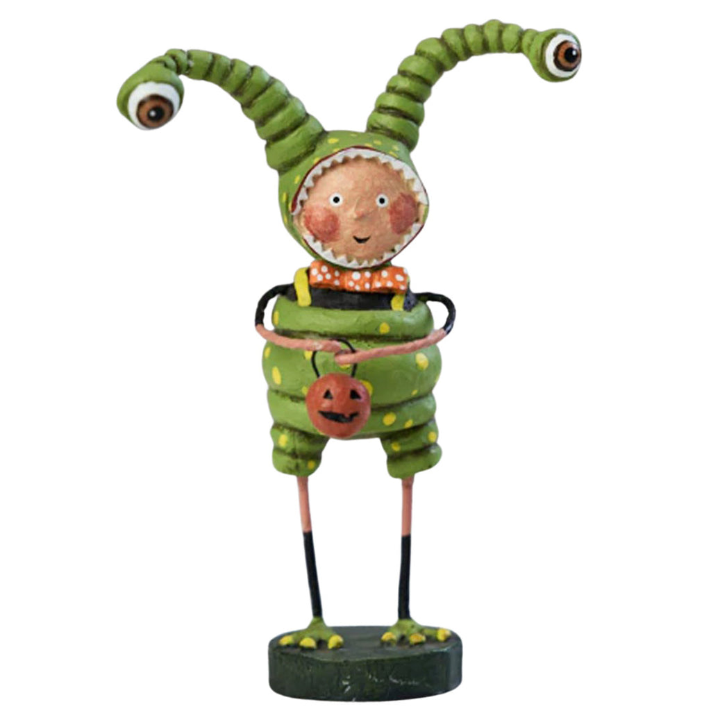 Little Alien Halloween Figurine and Collectible by Lori Mitchell