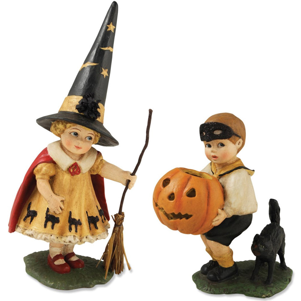 Little Halloween Trick or Treater by Bethany Lowe -Set of 2