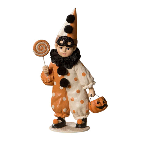 Halloween Masquerade Clown Boy by Bethany Lowe front