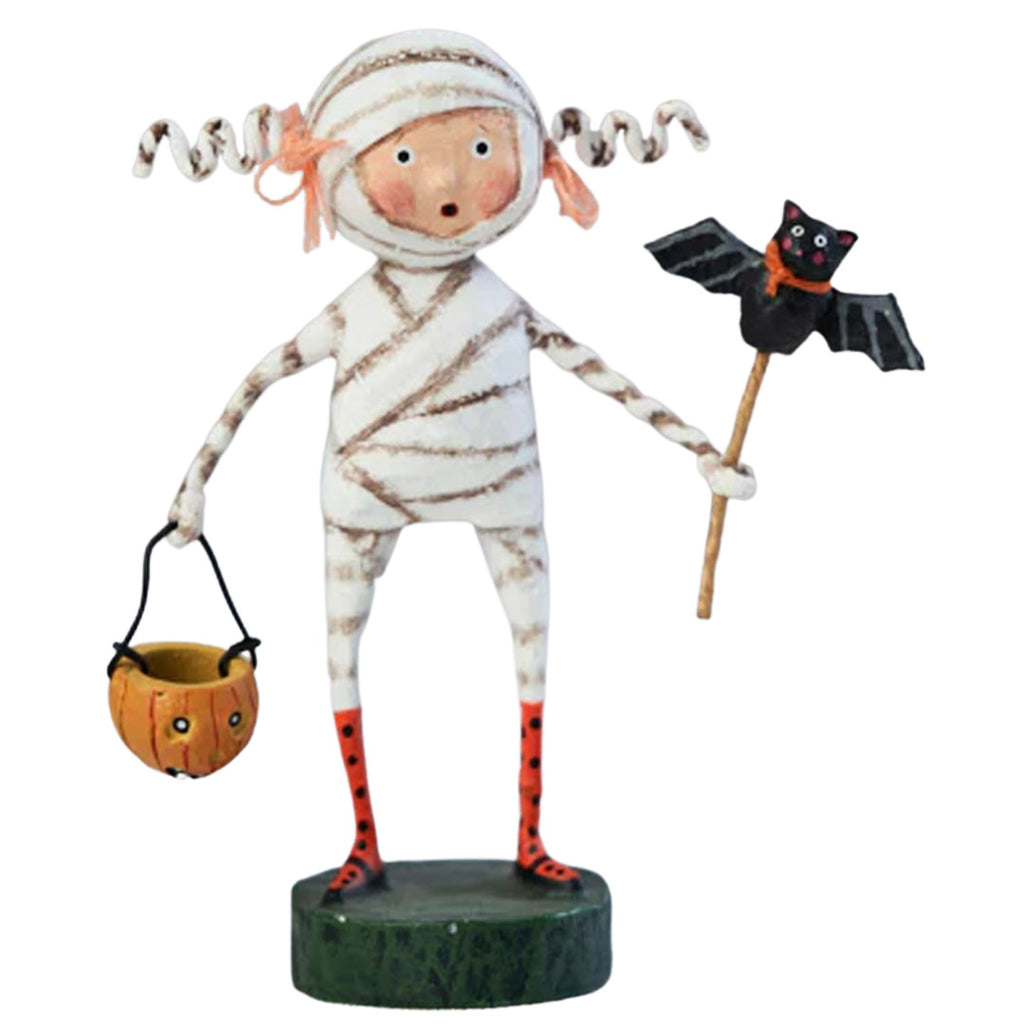 Minnie Mummy Halloween Figurine by Lori Mitchell