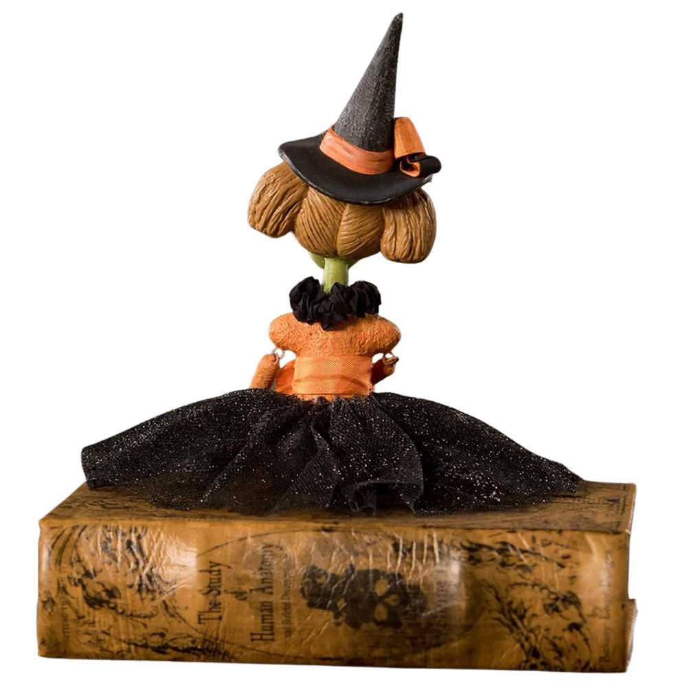 Penelope Witch Doll Halloween Figurine by LeeAnn Kress back
