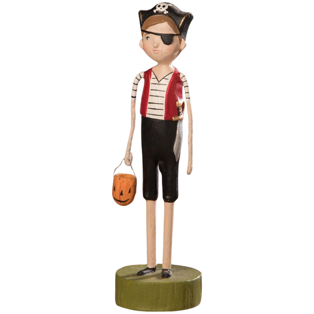 Pirate Halloween Figurine by Michelle Lauritsen