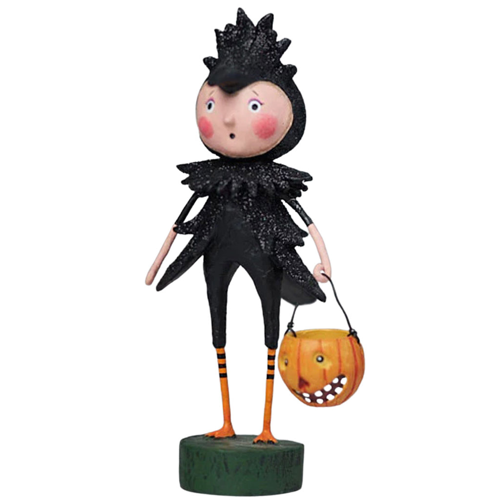 Ravishing Raven, Halloween Figurine, designed by Lori Mitchell front