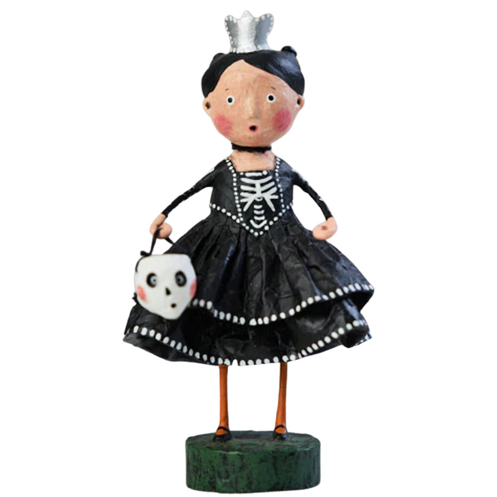 Skeleton Princess Halloween Figurine by Lori Mitchell | Cuddle Decor