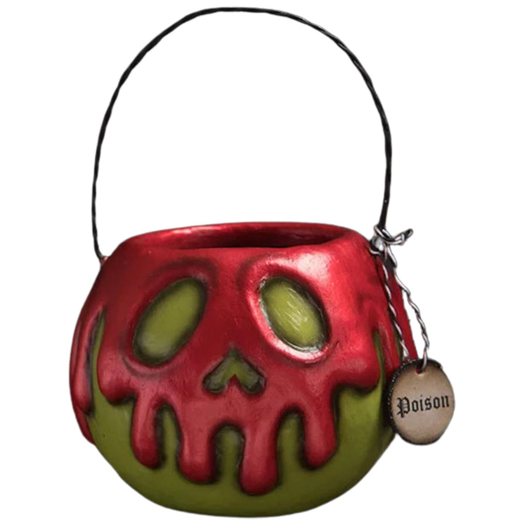 Small Green Apple With Red Poison Bucket Halloween by LeeAnn Kress front