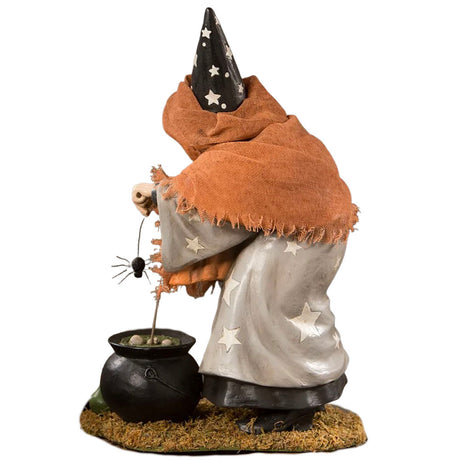 Star Luna Witch Halloween Figurine by Bethany Lowe back