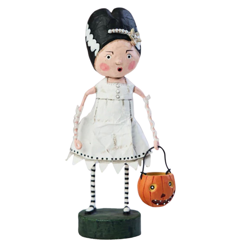 The Bride Of Frankie Stein Halloween Figurine by Lori Mitchell