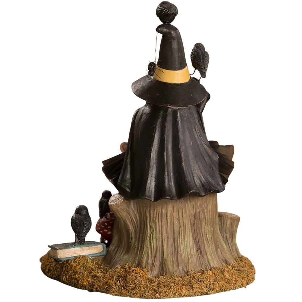 Transformation Failure Witch Halloween Figurine by Bethany Lowe back