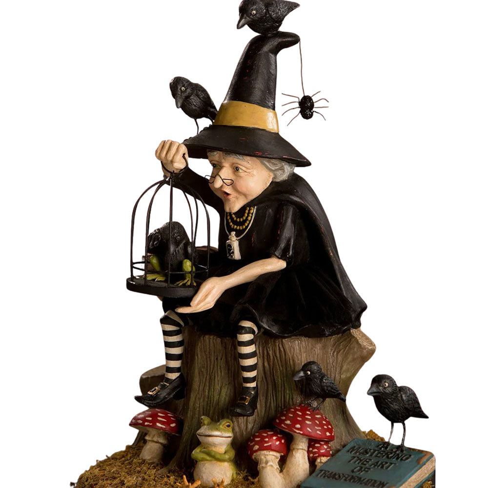 Transformation Failure Witch Halloween Figurine by Bethany Lowe side