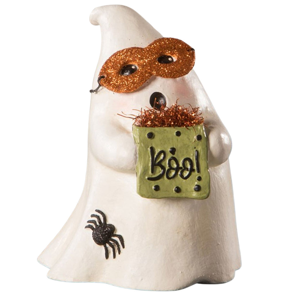 Trick or Treat Ghost Graysen Halloween Figurine by Bethany Lowe