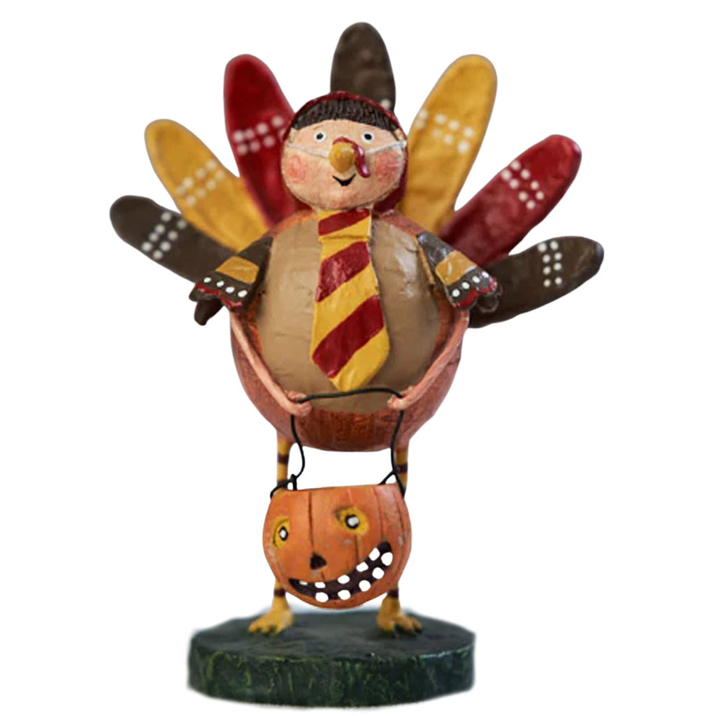 Turk or Treat Fall Halloween Figurine and Collectible by Lori Mitchell