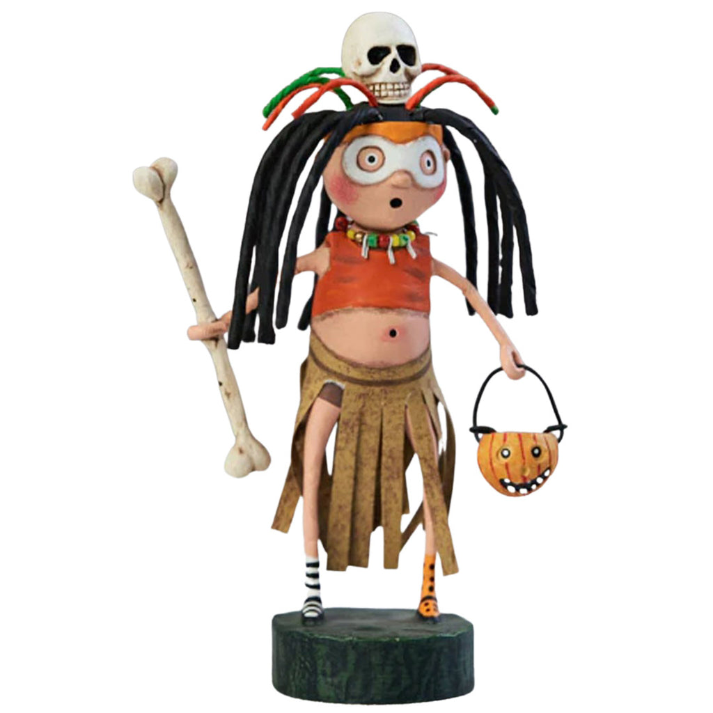 Witch Doctor Halloween Figurine by Lori Mitchell