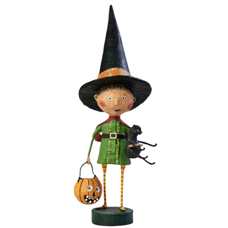 Witchy Hazel Halloween Figurine and Collectible by Lori Mitchell