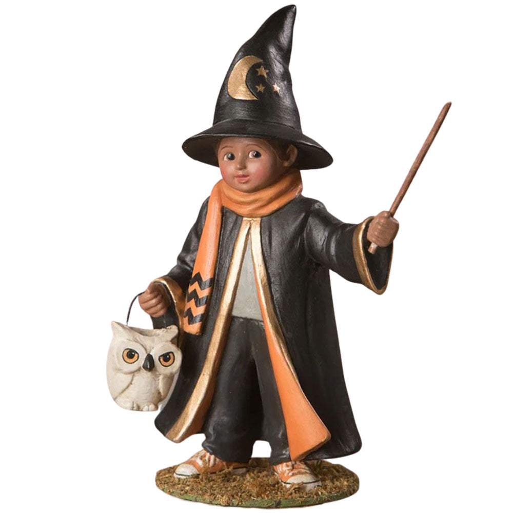 Halloween Wizard Drake Halloween Figurine Collectible by Bethany Lowe front