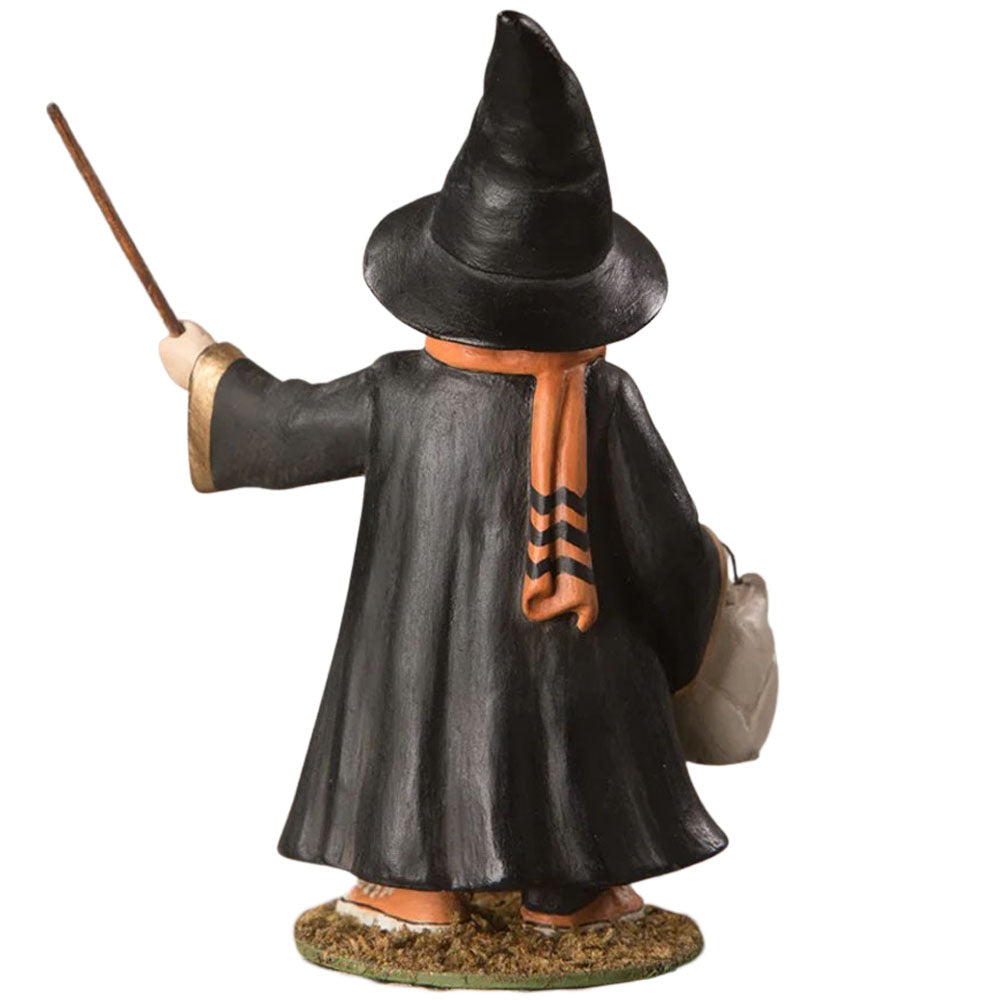 Wizard Lawrence Halloween Figurine Collectible by Bethany Lowe back