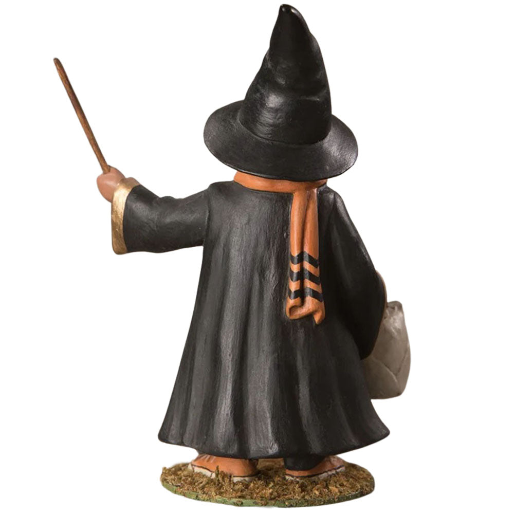 Wizard Mathew Halloween Figurine Collectible by Bethany Lowe back
