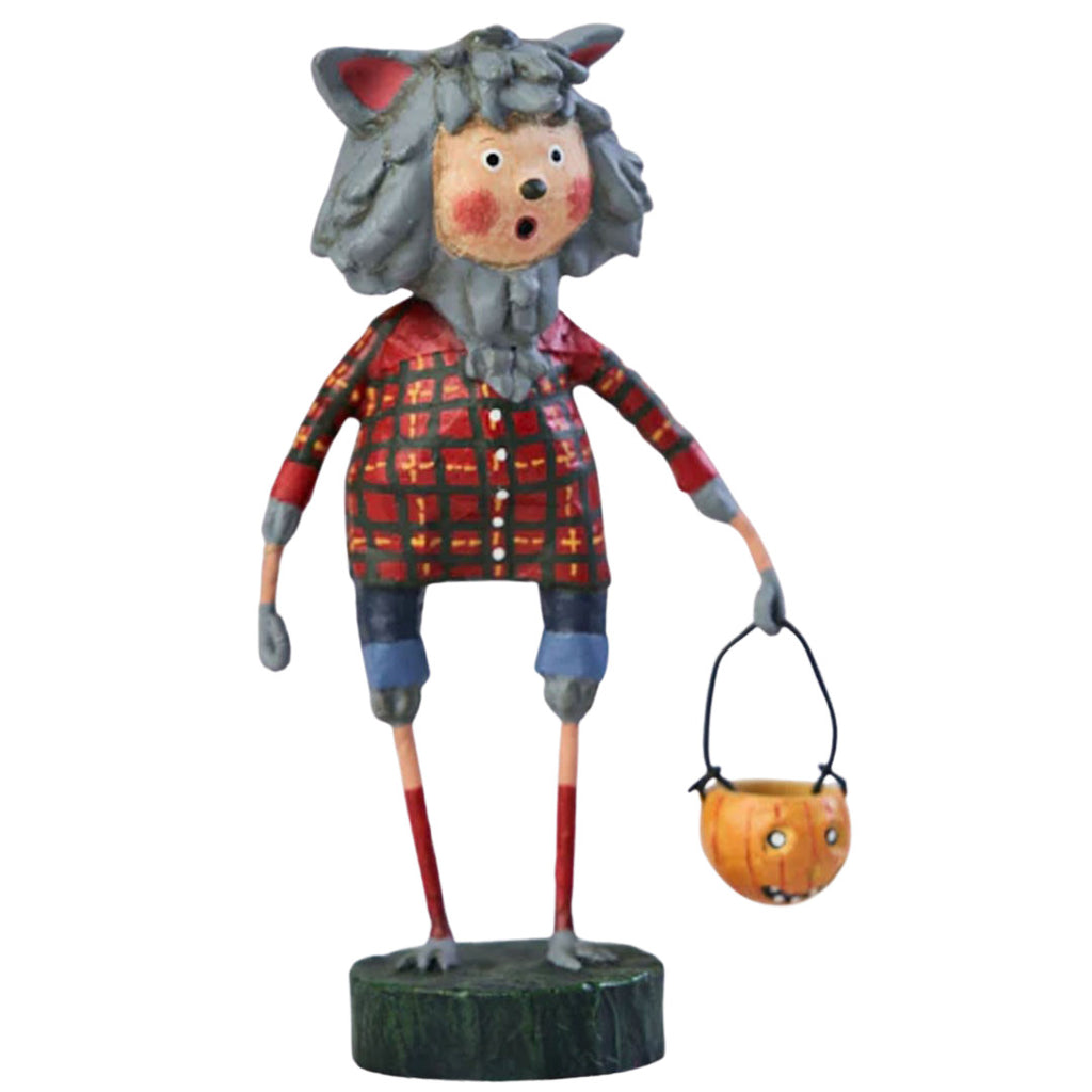 Wolfie Williams Halloween Figurine and Collectible by Lori Mitchell