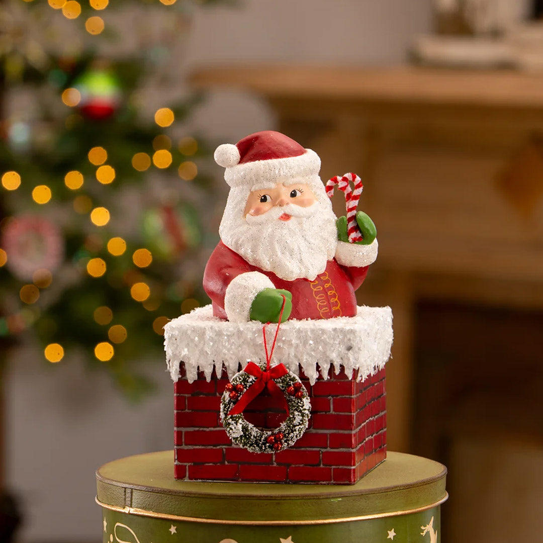 Ho Ho Santa Chimney Container