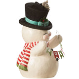 Holly Jolly Snowman by Bethany Lowe back