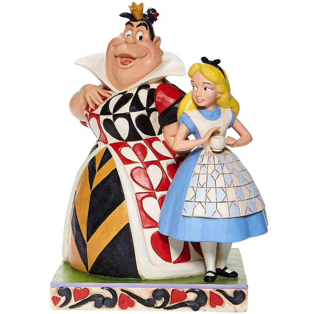 Jim Shore Alice and Queen of Hearts front