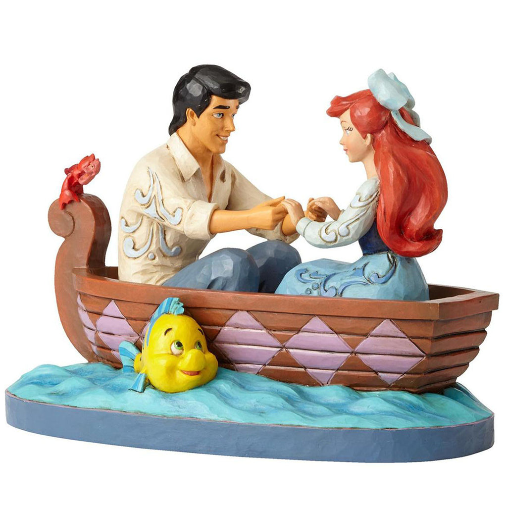 Jim Shore Ariel and Prince Eric side
