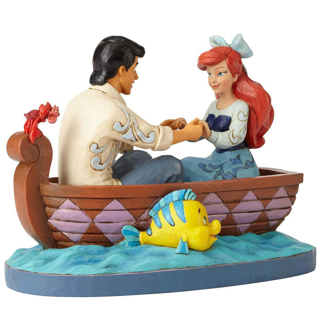 Jim Shore Ariel and Prince Eric side