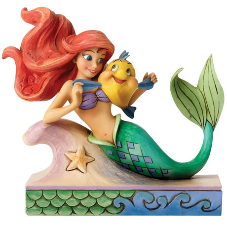 Jim Shore Ariel with Flounder front