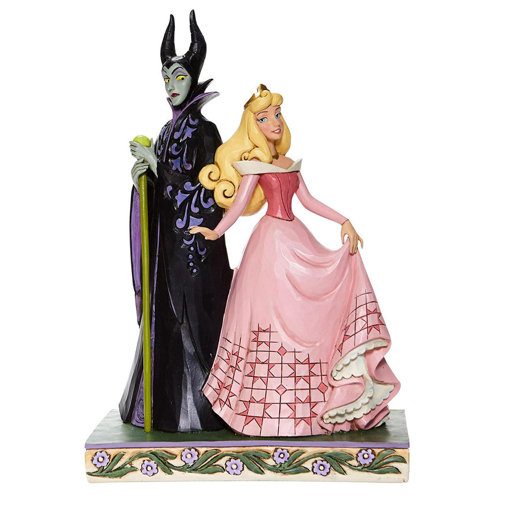 Jim Shore Aurora and Maleficent front
