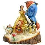 Jim Shore Beauty and Beast Carved by Heart side