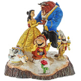 Jim Shore Beauty and Beast Carved by Heart front