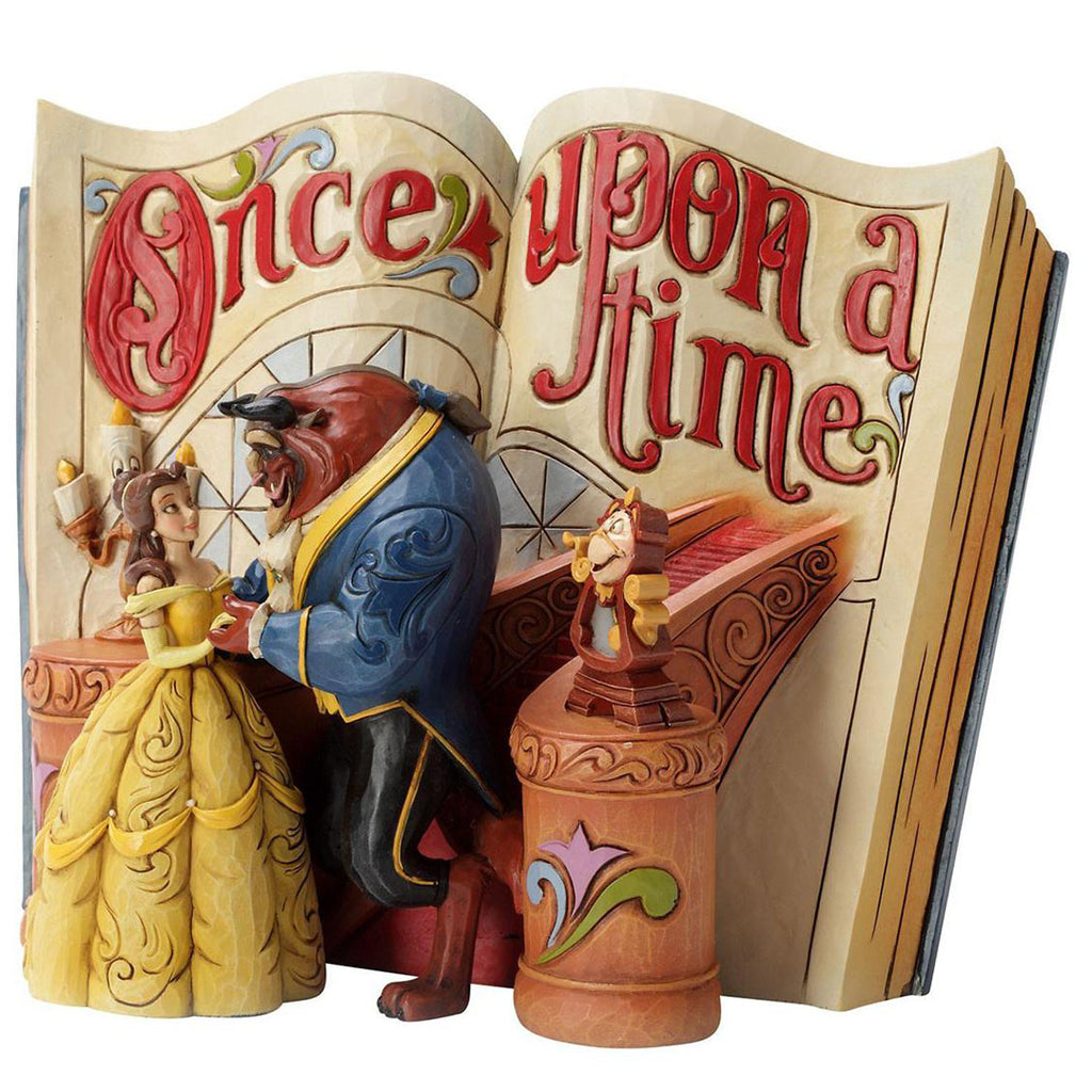 Jim Shore Beauty and Beast Storybook front